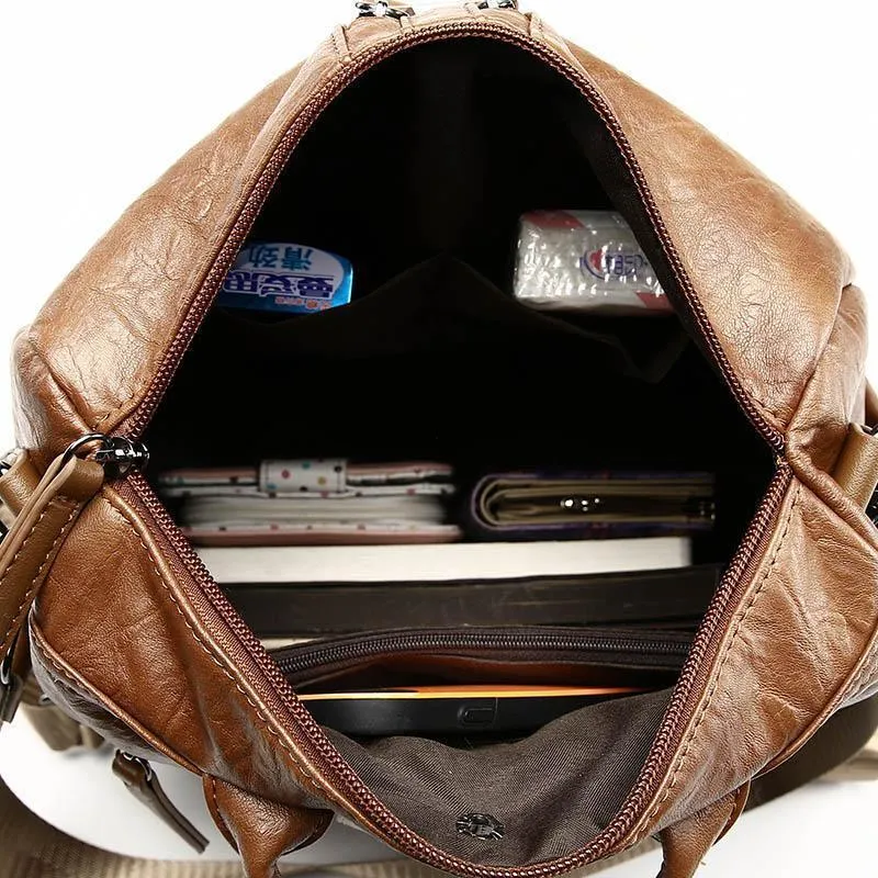 Women's Bags Monumental discount Backpack Final clearance School Leather Mochila - Escolar