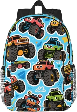 Women's fashionable travel backpacks, computer bags (Blue bottom color truck)