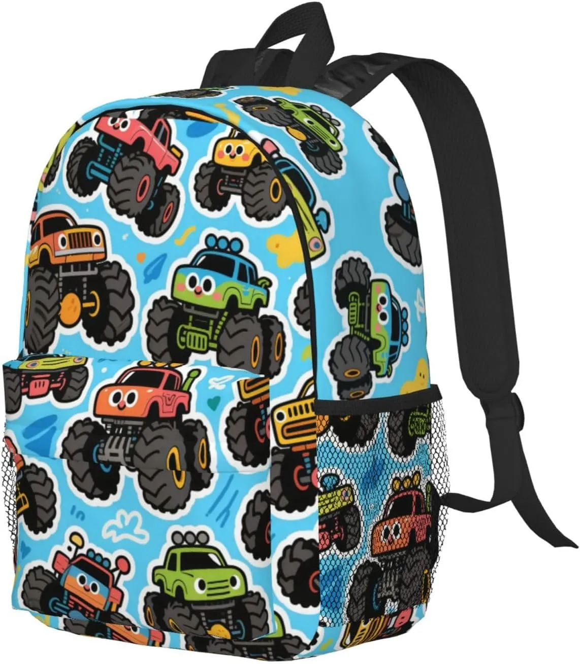 Women's fashionable travel backpacks, computer bags (Blue bottom color truck)