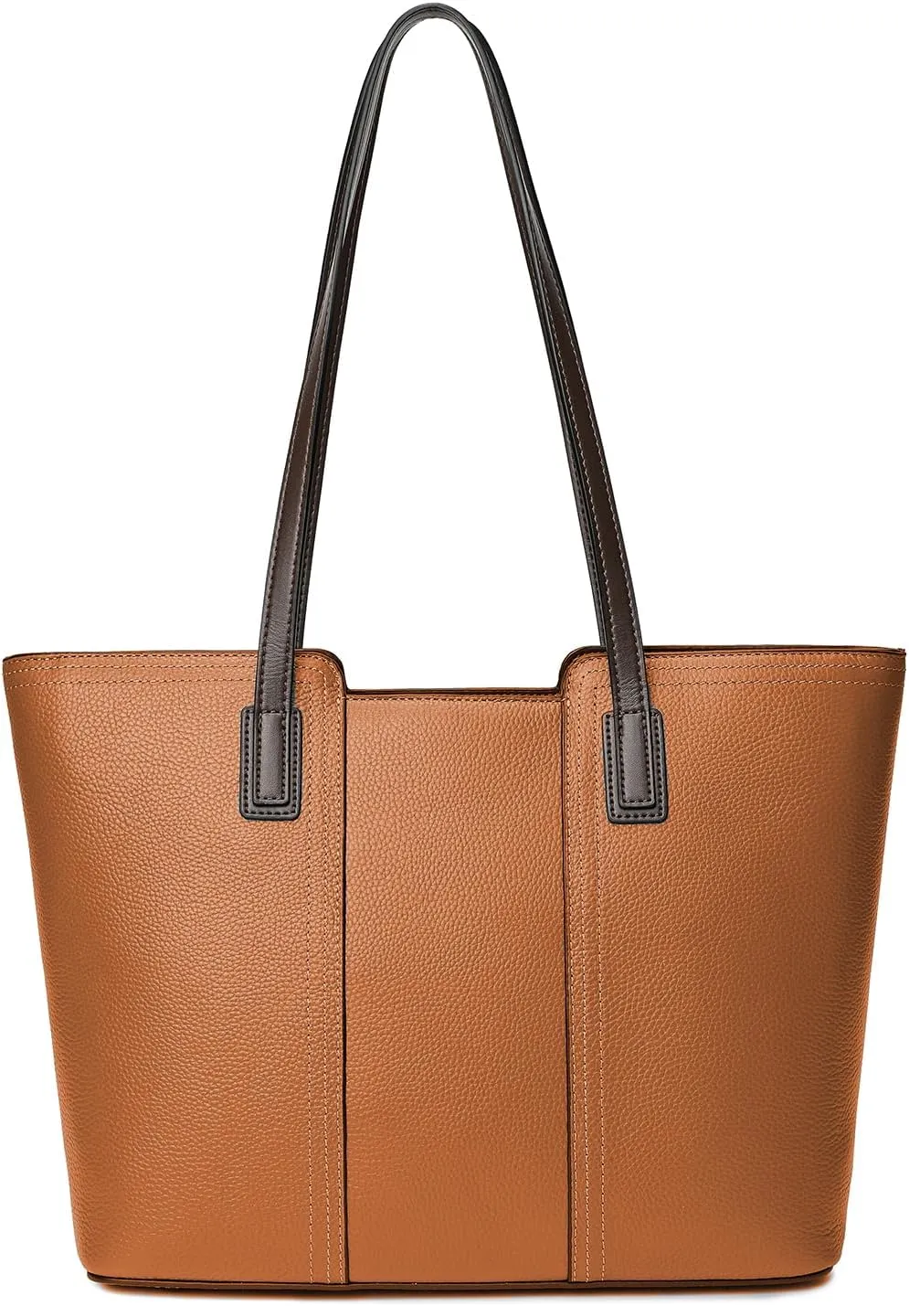 Women's Genuine Leather Tote Handbag Large Capacity Pocketbook Purse