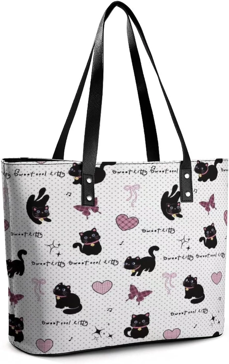 Women's Leather Tote Bag Fashion Handbag for Work Travel Shopping Daily Use Large Capacity Shoulder Purse