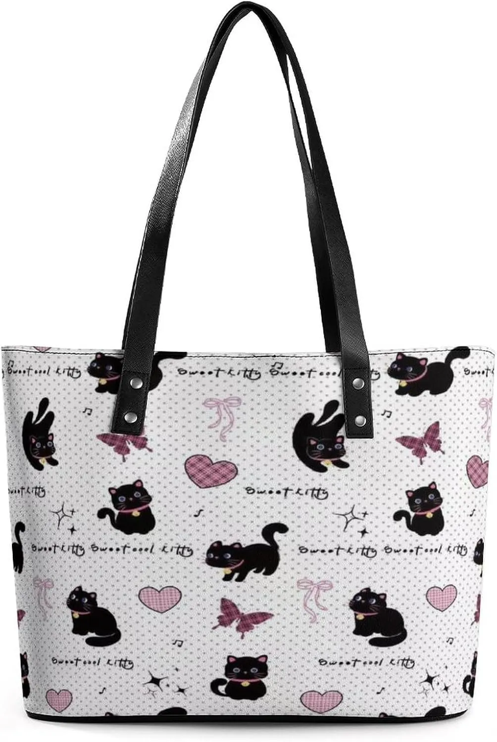 Women's Leather Tote Bag Fashion Handbag for Work Travel Shopping Daily Use Large Capacity Shoulder Purse