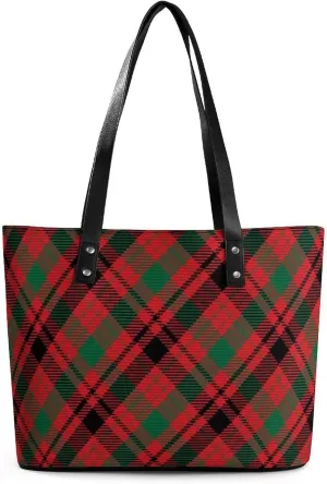 Women's Leather Tote Bag Fashion Handbag for Work Travel Shopping Daily Use Large Capacity Shoulder Purse