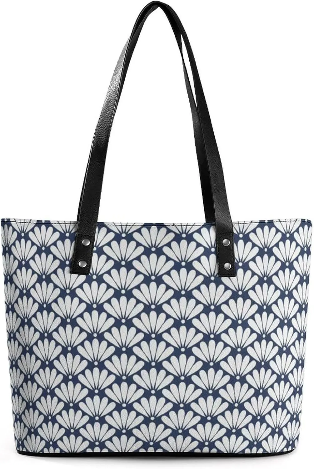 Women's Leather Tote Bag Fashion Handbag for Work Travel Shopping Daily Use Large Capacity Shoulder Purse