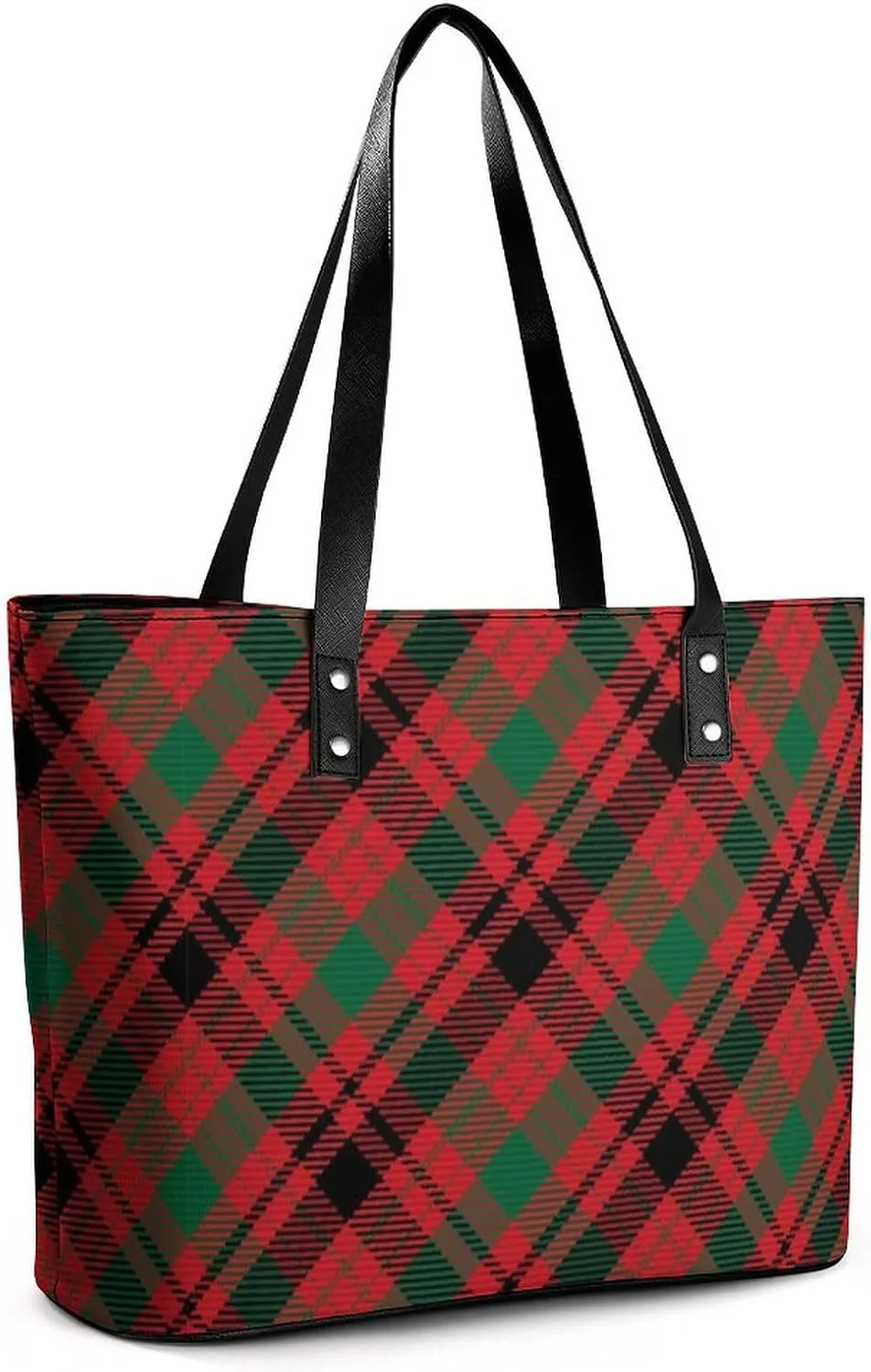Women's Leather Tote Bag Fashion Handbag for Work Travel Shopping Daily Use Large Capacity Shoulder Purse
