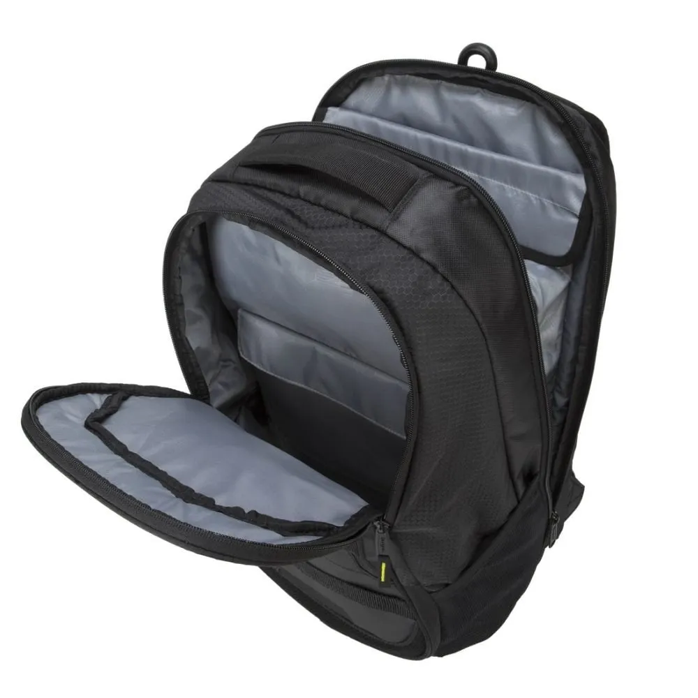 Work and Play Fitness Backpack for 15.6-Inch Laptops, Work Accessories, and Sports Gear (TSB944US) Black/Red