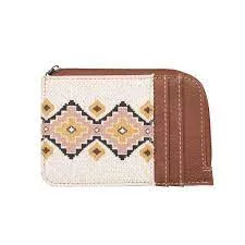 Wrangler Southwestern Art Print Mini Zip Card Case