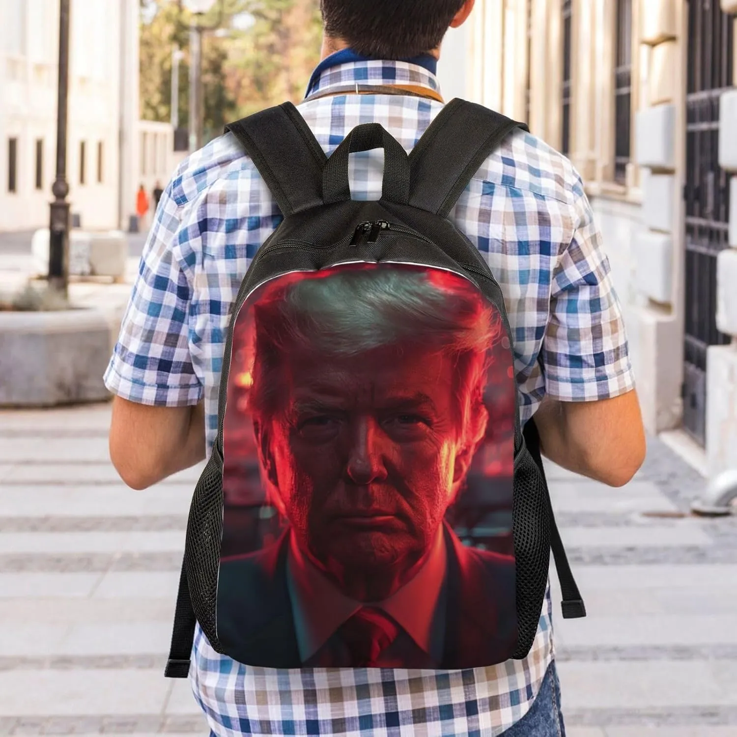 Xerial Trump Cool Backpack Waterproof Anti Theft Durable Light Laptop Bag Backpacks For Women Men Travel Gym Backpack
