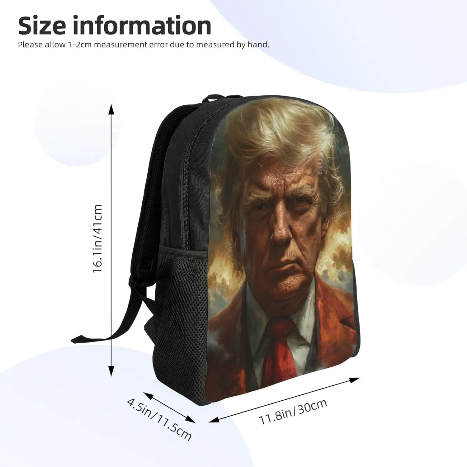 Xerial Trump In The Cloud Backpack Waterproof Anti Theft Durable Light Laptop Bag Backpacks For Women Men Travel Gym Backpack