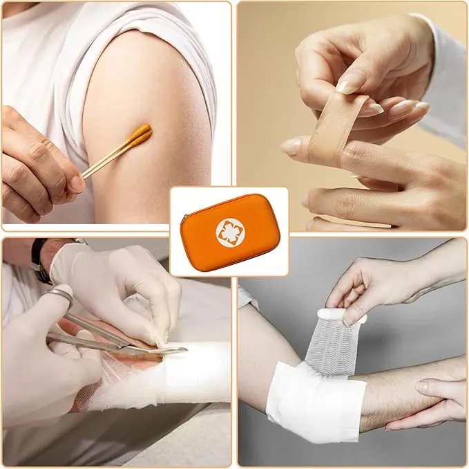 YIDERBO Compact Travel First Aid Kit for Car First Aid Kits Emergency First Aid Kit Home Office