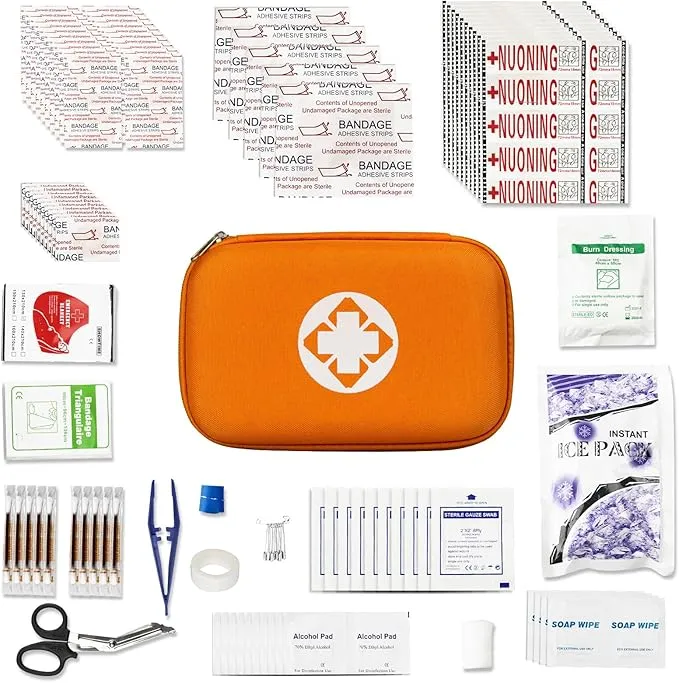 YIDERBO Compact Travel First Aid Kit for Car First Aid Kits Emergency First Aid Kit Home Office