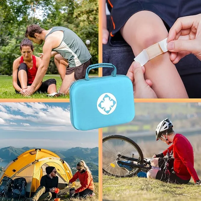 YIDERBO Compact Travel First Aid Kit for Car First Aid Kits Emergency First Aid Kit Home Office