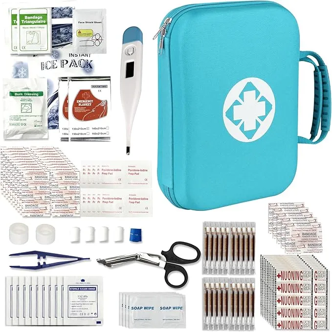 YIDERBO Compact Travel First Aid Kit for Car First Aid Kits Emergency First Aid Kit Home Office