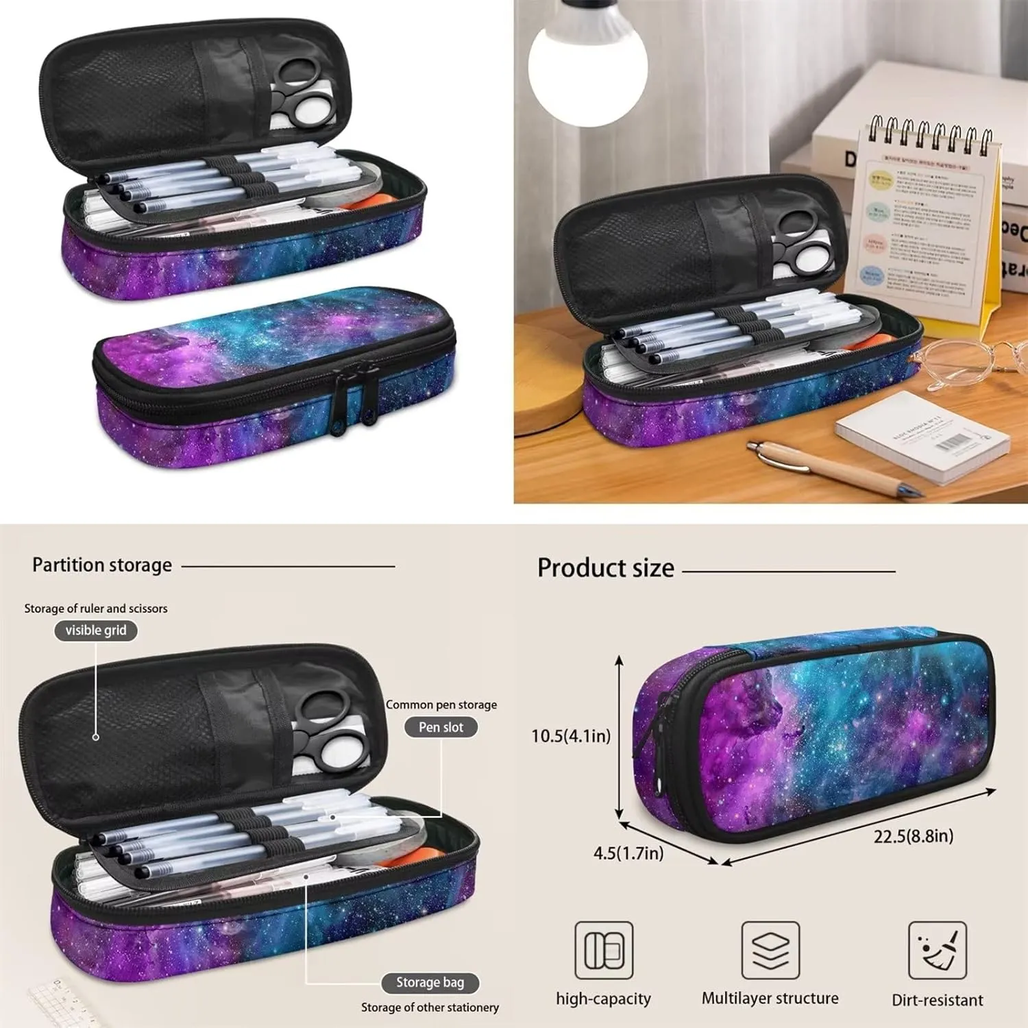 ZFRXIGN Dinosaur Backpack Set Kids School Bag with Lunch Box Pencil Case for Girls Bookbag Purse Bagpack Middle Travel Daypack Rucksack Students Satchel 3D T-Rex Print