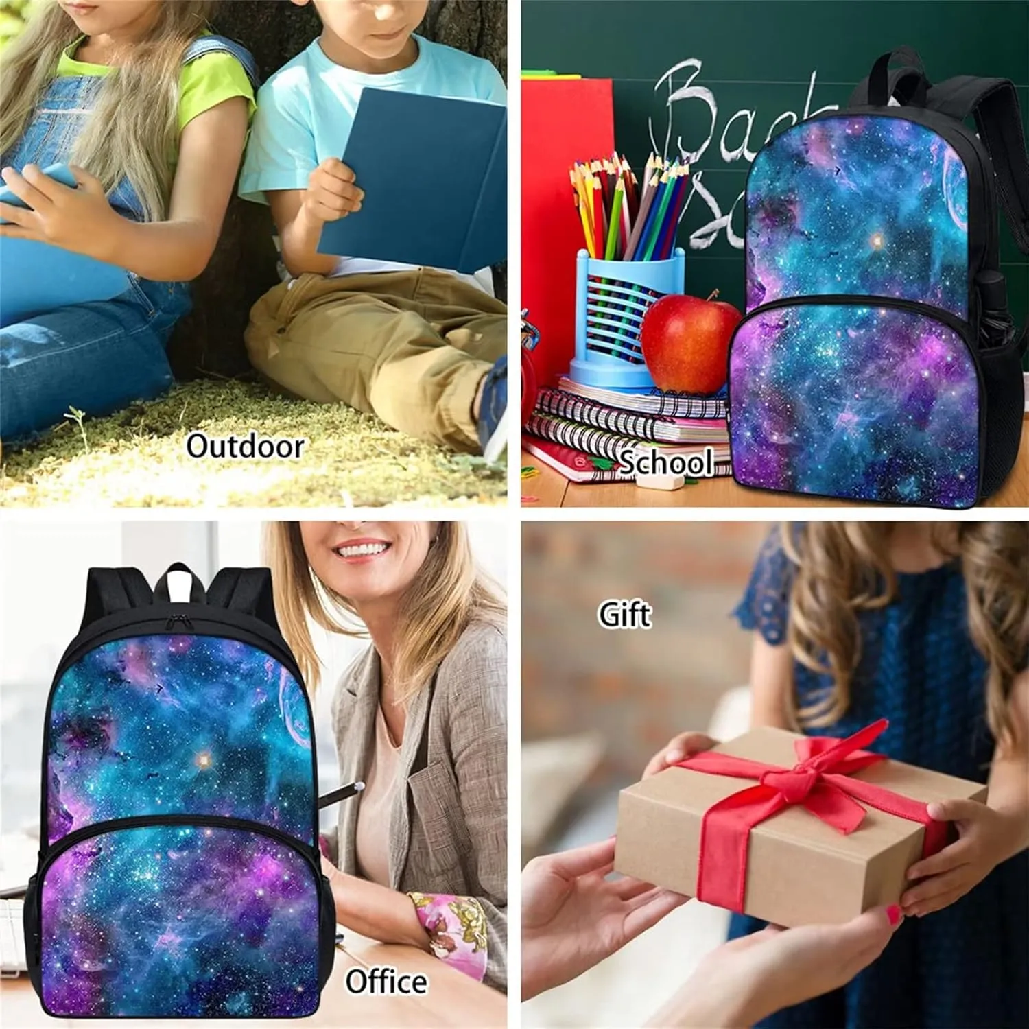 ZFRXIGN Dinosaur Backpack Set Kids School Bag with Lunch Box Pencil Case for Girls Bookbag Purse Bagpack Middle Travel Daypack Rucksack Students Satchel 3D T-Rex Print
