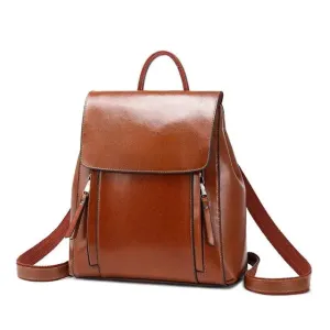 ZIPPERED ELEGANCE BACKPACK