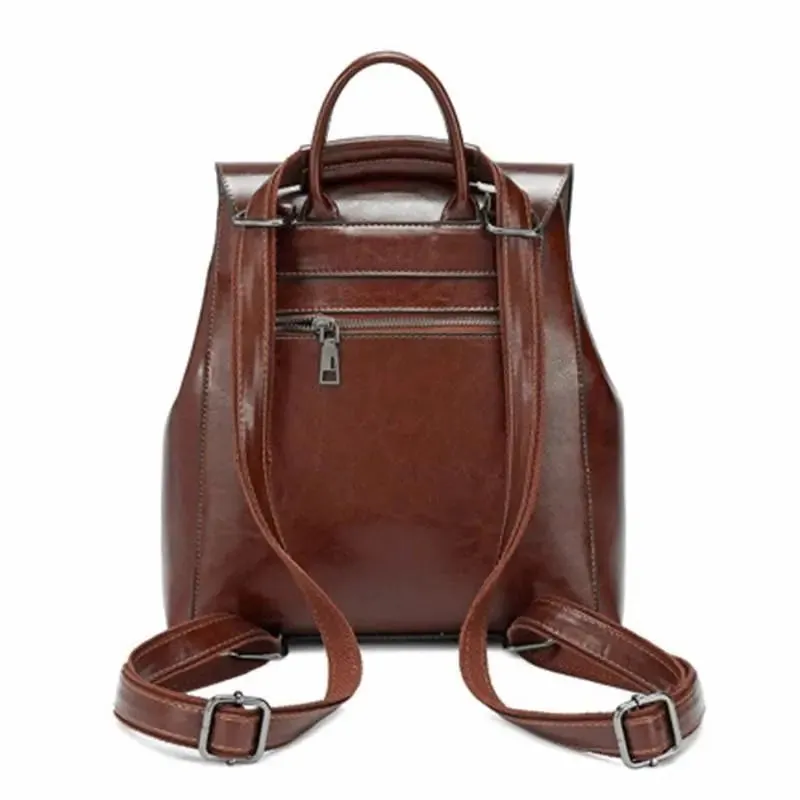 ZIPPERED ELEGANCE BACKPACK