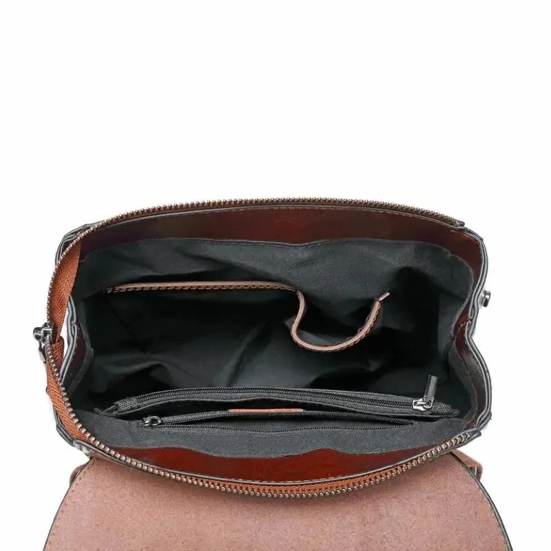 ZIPPERED ELEGANCE BACKPACK